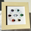 Crystal Grid Framed Art – Feng Shui Wall Decor for Energy & Abundance