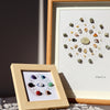 Crystal Grid Framed Art – Feng Shui Wall Decor for Energy & Abundance