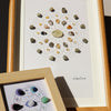 Crystal Grid Framed Art – Feng Shui Wall Decor for Energy & Abundance