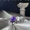 🔮 "Silvery Spring" Crystal Spinner Ring – Turn Your Energy, Spin Your Luck 🍀