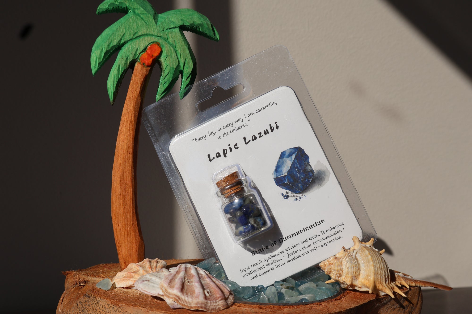 🔮 Enchanting Gemstone Bottle – Witchy Ritual Crystals for Meditation 🌙