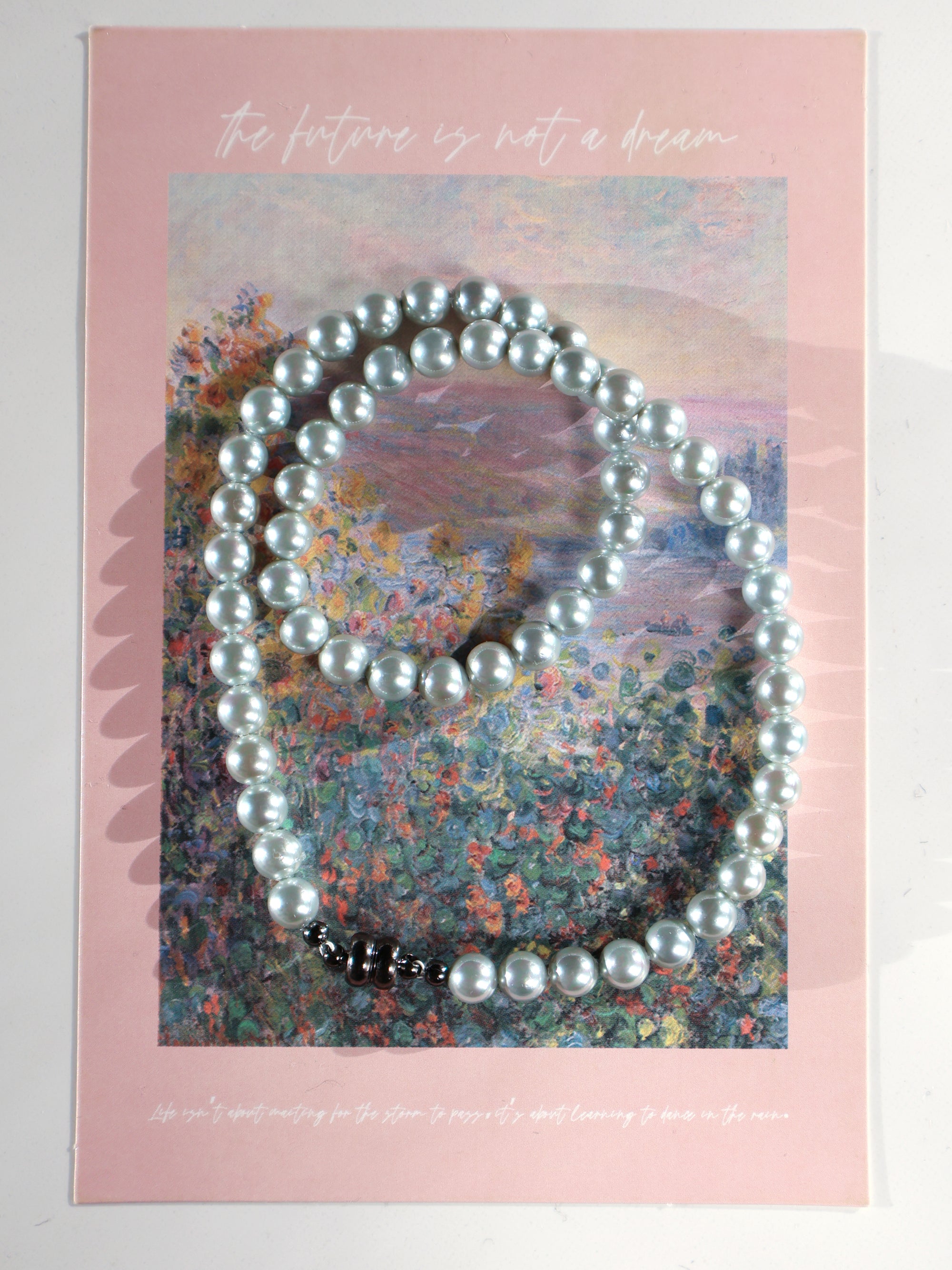 Timeless Pearl Collection - One-of-a-Kind, Vibrant Shades Available| Necklace & Bracelet| double layered|