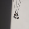 Clear Quartz Celestial Necklace – Sterling Silver Moon, Star & Witch Hat Pendant