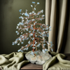 Mystical Crystal Tree – Energy-Infused Decor with Natural Gemstone Chips
