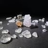 Raw Quartz & Pyrite Ring – Adjustable Two-Stone Statement Crystal Jewelry