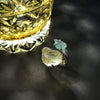 Raw Quartz & Pyrite Ring – Adjustable Two-Stone Statement Crystal Jewelry