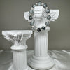 Gray butterfly bead bracelet/Handmade/multiple choice of charms/maple leaf/crown/ Unique design
