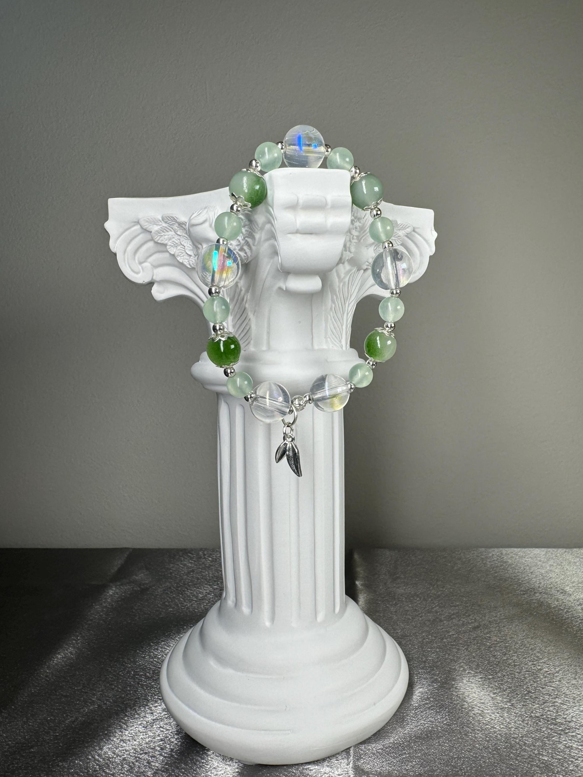 Lucky Charm Bracelets | Green Beaded Bracelets | Butterfly & Star Charms | Feng Shui Goodies