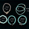 Aqua Blue Glass Beaded Bracelet: Pearl-Like Butterfly Charm