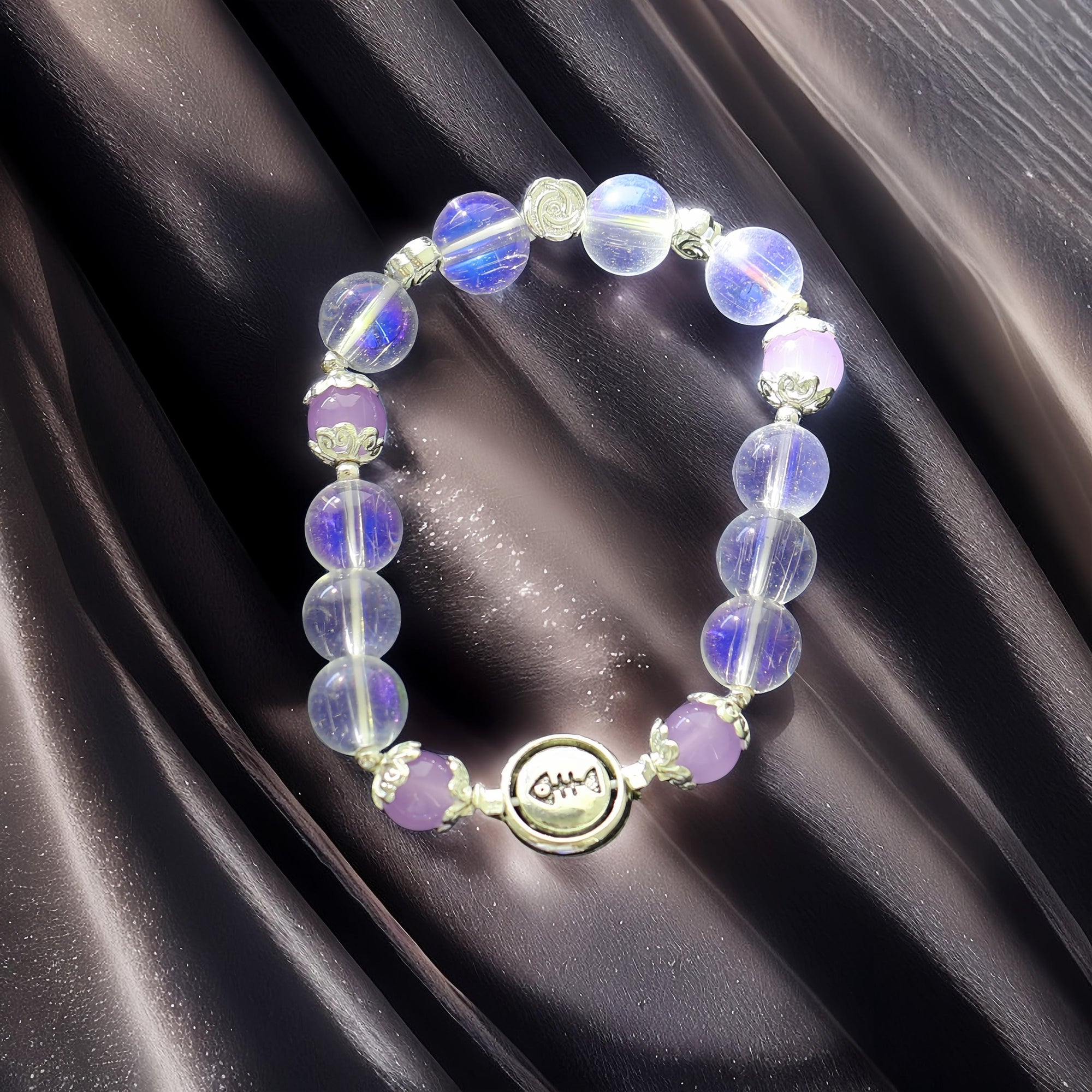 Vibrant Handmade Glass Bead elastic Bracelets - Colorful & Unique| One and Only| special holiday gift For HER