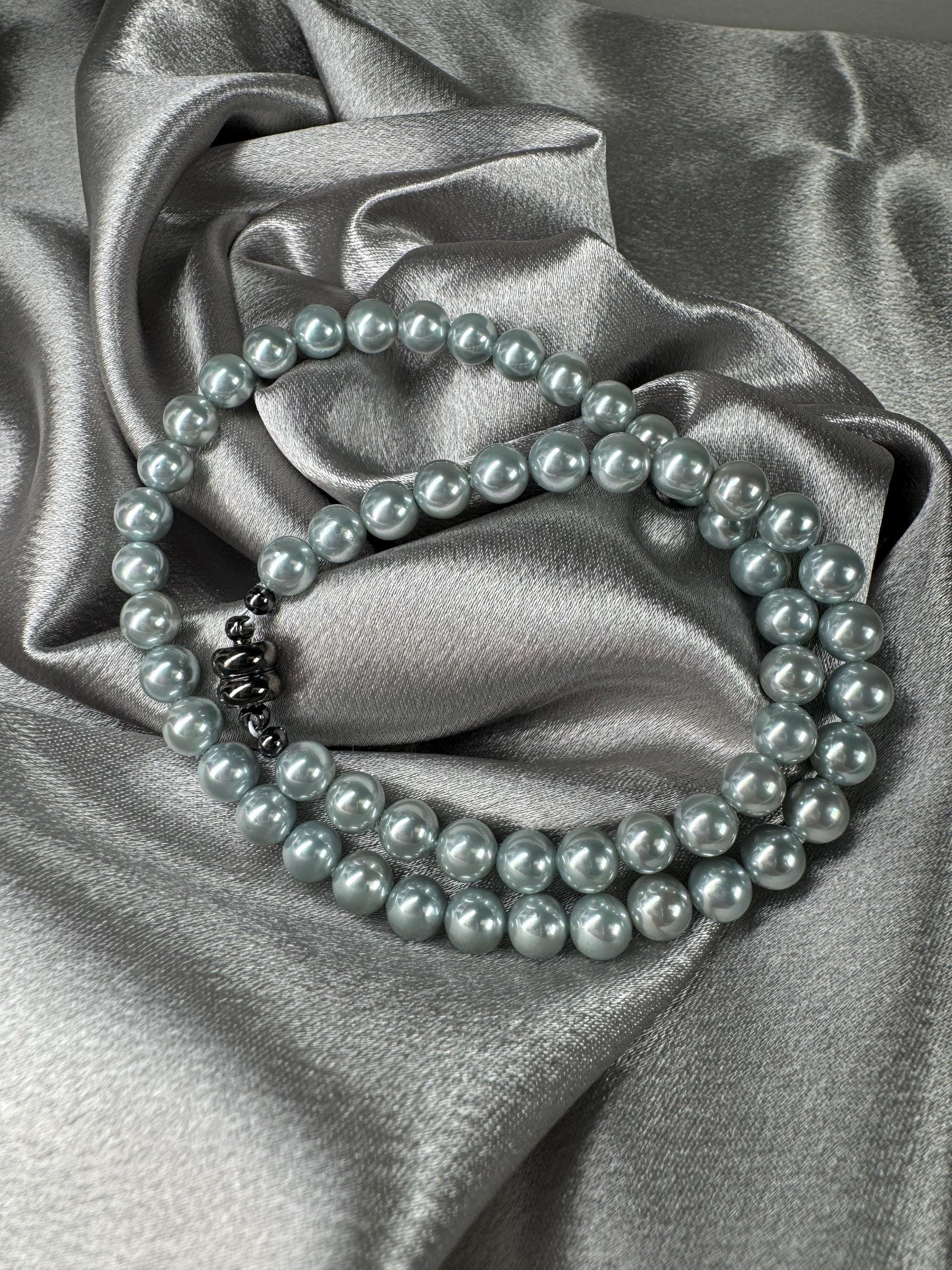 Timeless Pearl Collection - One-of-a-Kind, Vibrant Shades Available| Necklace & Bracelet| double layered|