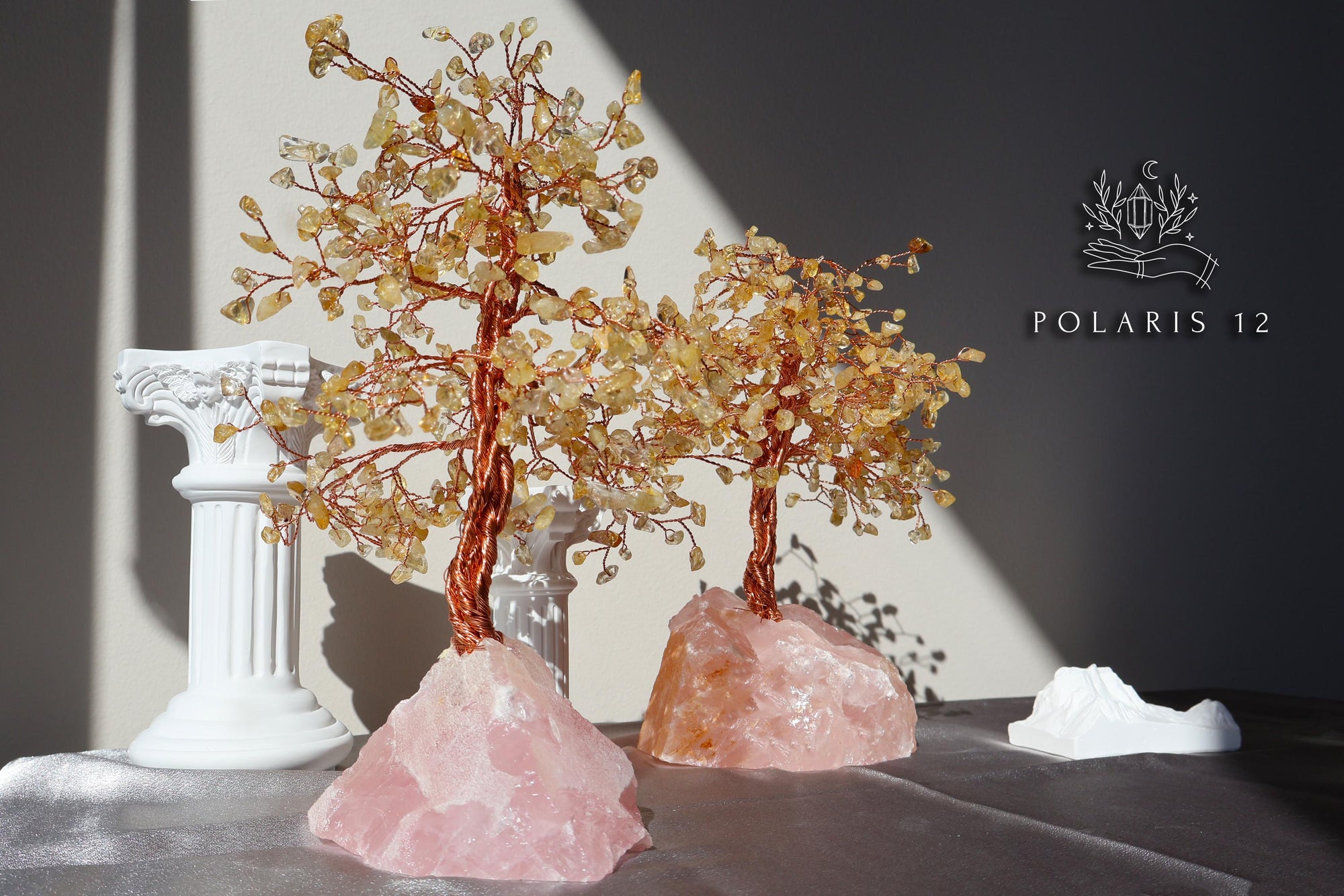 Mystical Crystal Tree – Energy-Infused Decor with Natural Gemstone Chips