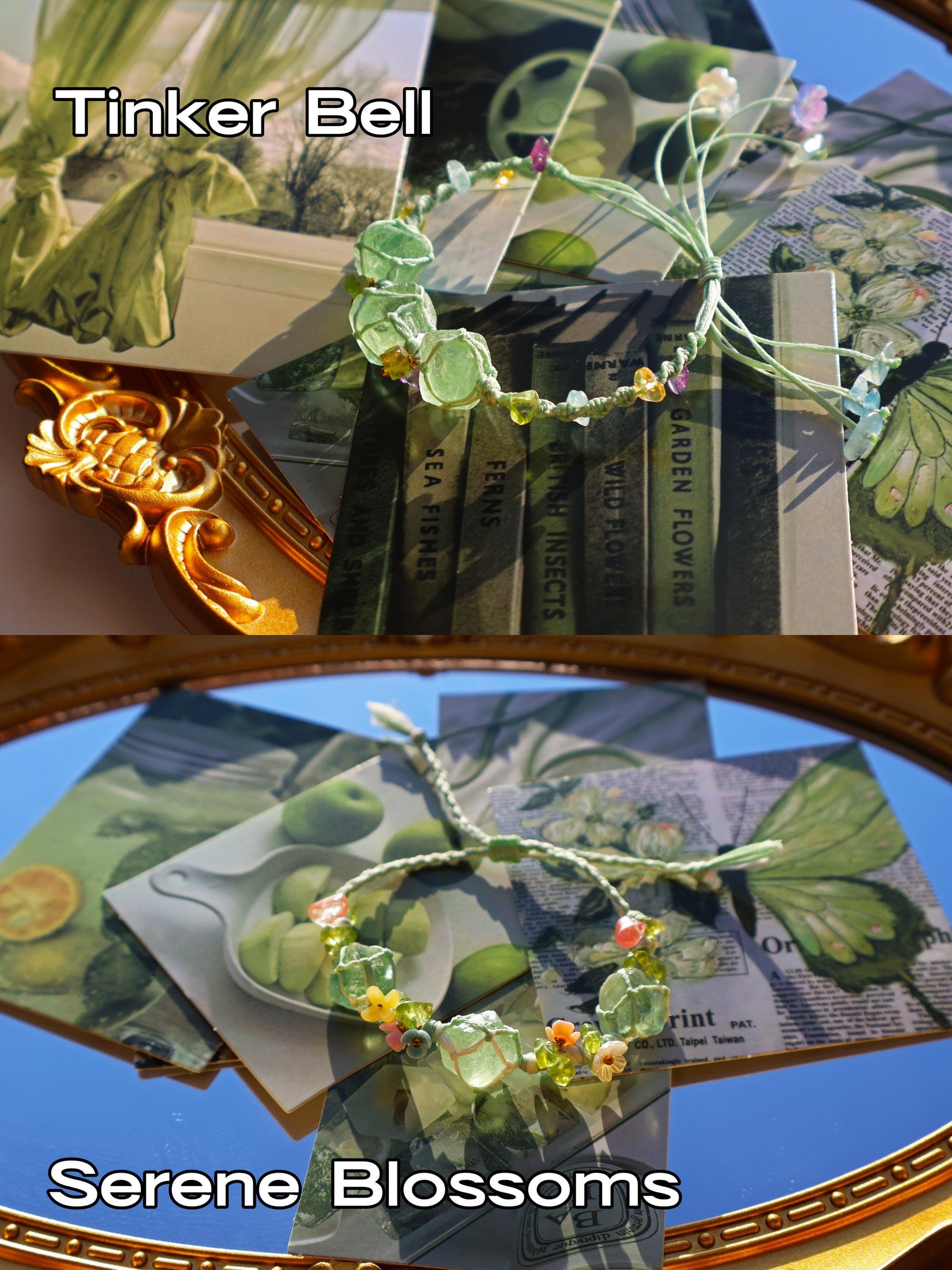 Tinker Bell & Serene Blossoms
- Green fluorite