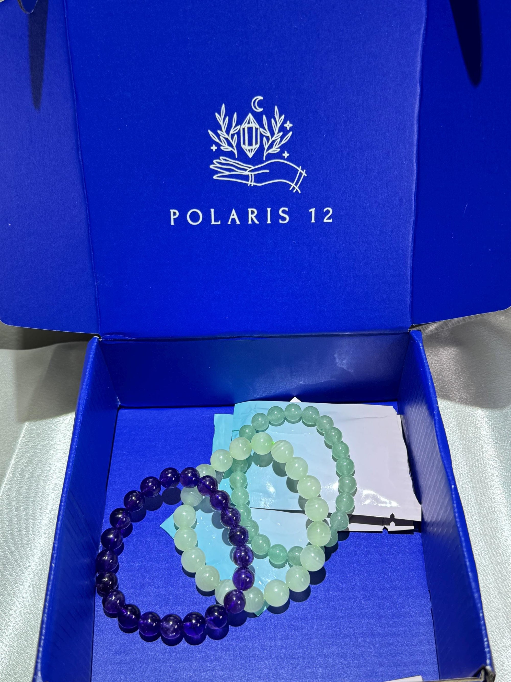 At least 3 bracelets per Box