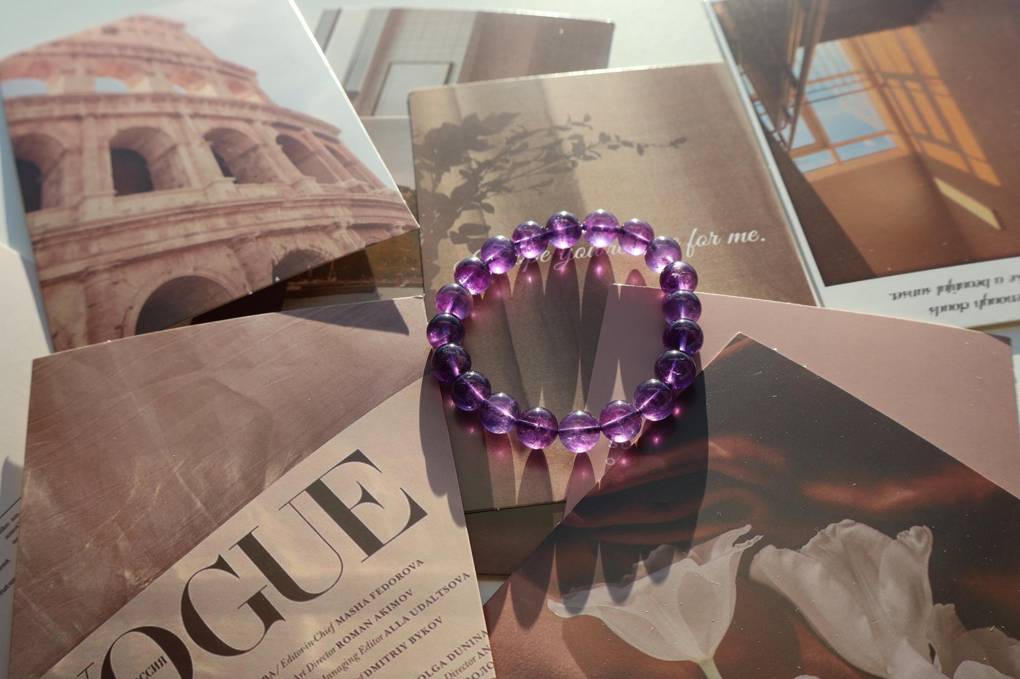 Uruguay Amethyst Bracelet AA Quality, Crystal Healing Bracelet, Tranquility and Wisdom, February Birthstone, Aquarius Zodiac Gift for Her
