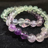 Fluorite Matching Bracelet Set, Couple and Friendship Jewelry, Choose Snowflake Heart or Bowtie Charms, Unique Crystal Gift for Loved Ones