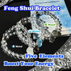 Five Elements Energy Bracelet – Balance Chi with Wood, Fire, Earth, Metal, Water Crystals