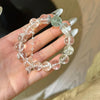 Green Fluorite
Clear Quartz