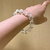 Clear + Rose Quartz Bracelet, Spiritual Healing Jewelry, Amplification + Clarity, Love Attraction, Birthstone & Astrology Gift, Unique Gift