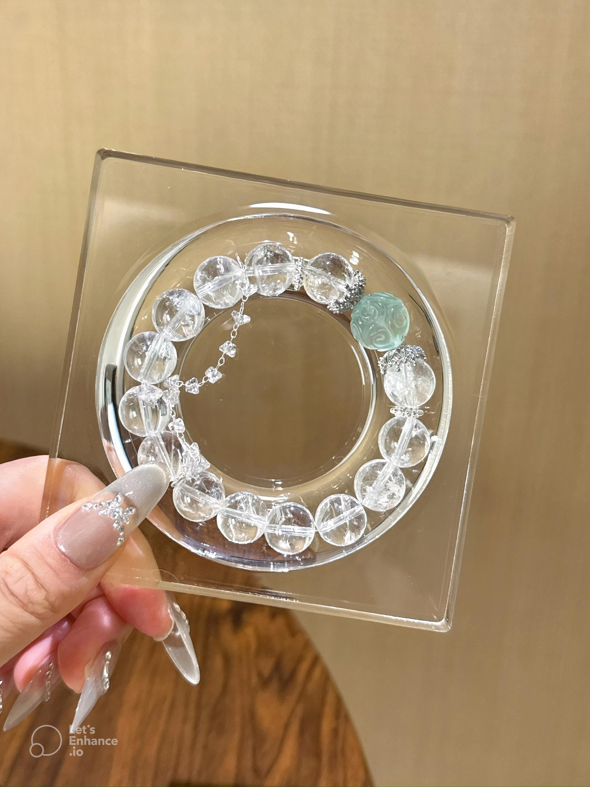 Focus & Flow
Clear Quartz Bracelet
Green Fluorite bracelet
Clear Quartz Jewelry