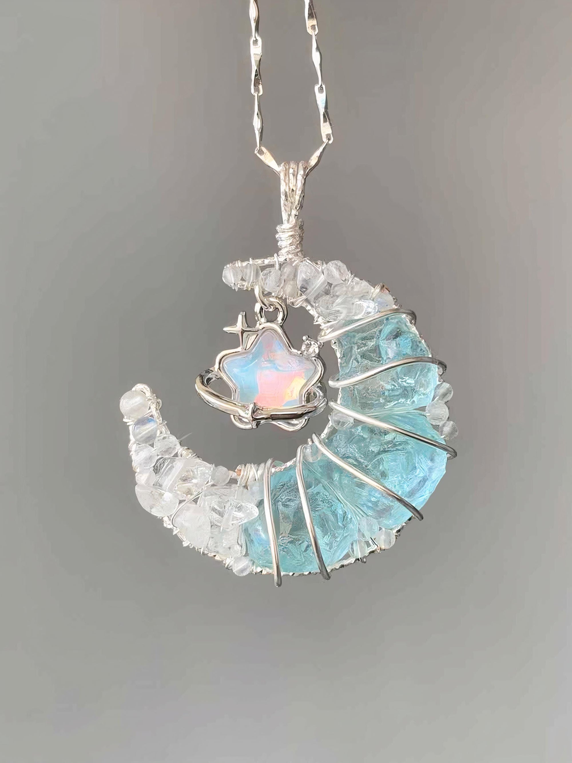 Moon & Star wire wrapped