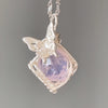 Purple Crystal Wire Wrapped Necklace