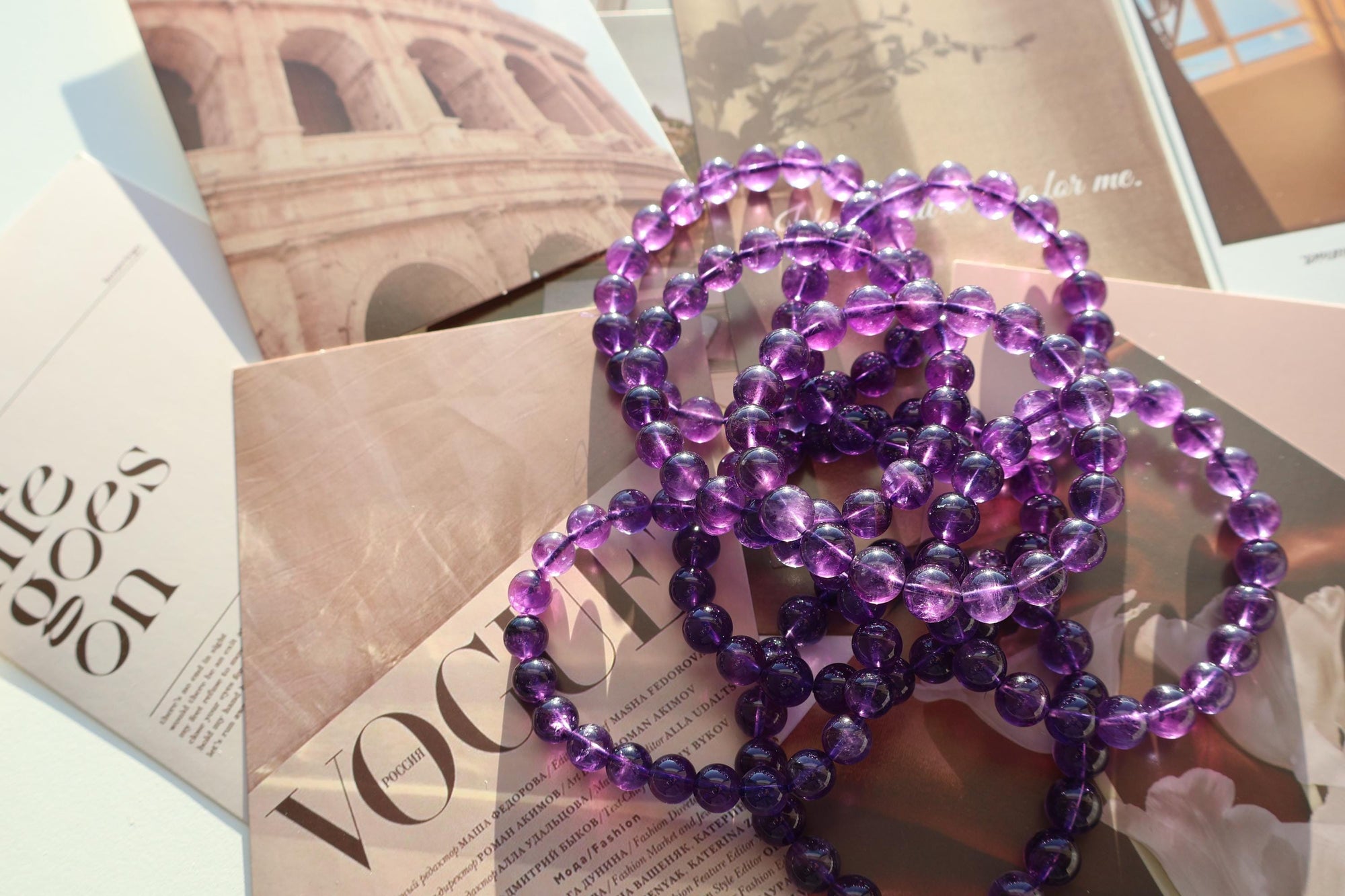 Uruguay Amethyst Bracelet AA Quality, Crystal Healing Bracelet, Tranquility and Wisdom, February Birthstone, Aquarius Zodiac Gift for Her