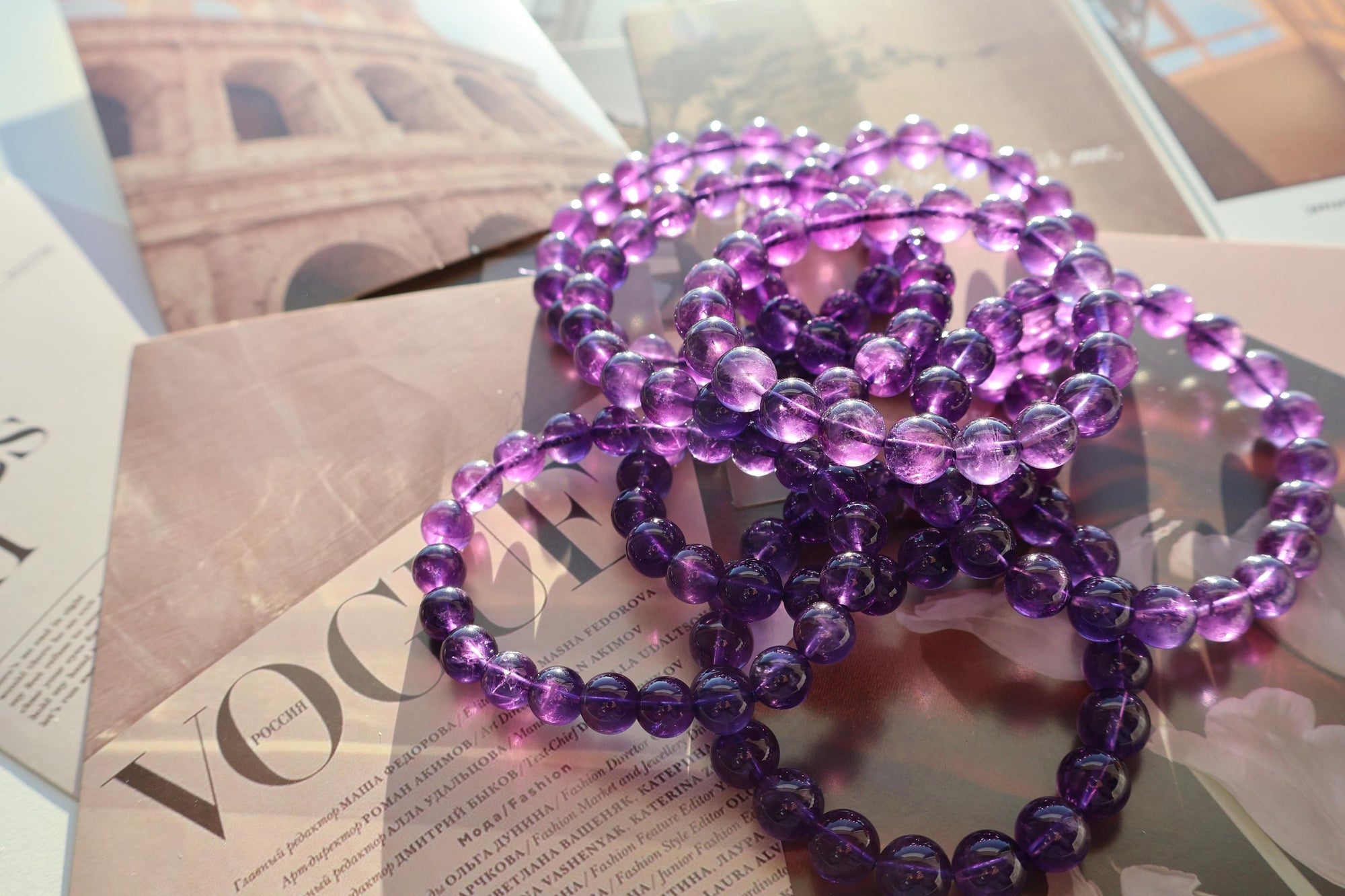 Uruguay Amethyst Bracelet AA Quality, Crystal Healing Bracelet, Tranquility and Wisdom, February Birthstone, Aquarius Zodiac Gift for Her