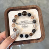 Smoky Quartz & Obsidian Bracelet – Grounding Crystal Stack for Focus & Protection