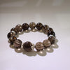 Smoky Quartz & Golden Rutile Bracelet – Natural Gemstone Jewelry