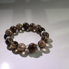 Smoky Quartz & Golden Rutile Bracelet – Natural Gemstone Jewelry