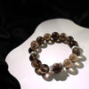 Smoky Quartz & Golden Rutile Bracelet – Natural Gemstone Jewelry