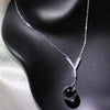 “Pools of Light” Crystal Necklace – Handmade Sterling Silver Quartz Pendant, Meaningful Spiritual Gift