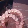 Rose Quartz Bracelet, Heart Chakra Healing Stone, Pink Gemstone Bracelet, Bonding Relationship, Stone of Love
