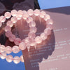 Rose Quartz Bracelet, Heart Chakra Healing Stone, Pink Gemstone Bracelet, Bonding Relationship, Stone of Love
