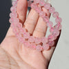 Rose Quartz Bracelet, Heart Chakra Healing Stone, Pink Gemstone Bracelet, Bonding Relationship, Stone of Love