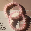 Rose Quartz Bracelet, Heart Chakra Healing Stone, Pink Gemstone Bracelet, Bonding Relationship, Stone of Love