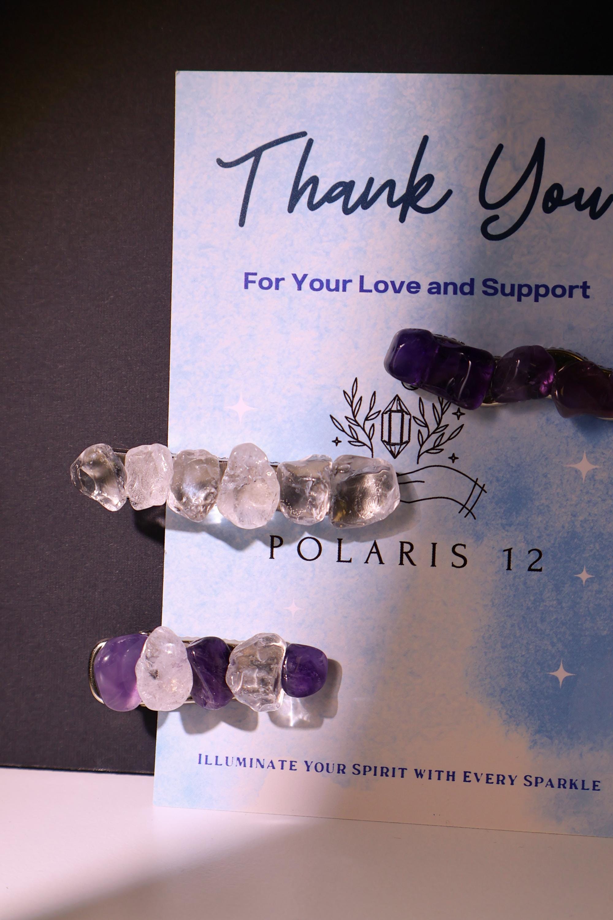 Mix and Match Crystal Hair Clips