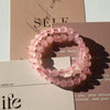 Rose Quartz Bracelet, Heart Chakra Healing Stone, Pink Gemstone Bracelet, Bonding Relationship, Stone of Love