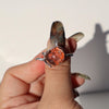 Garden Quartz Ring – Sterling Silver Phantom Quartz Statement Jewelry, Handmade Natural Gemstone Gift