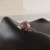 Garden Quartz Ring – Sterling Silver Phantom Quartz Statement Jewelry, Handmade Natural Gemstone Gift