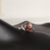 Garden Quartz Ring – Sterling Silver Phantom Quartz Statement Jewelry, Handmade Natural Gemstone Gift
