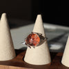 Garden Quartz Ring – Sterling Silver Phantom Quartz Statement Jewelry, Handmade Natural Gemstone Gift