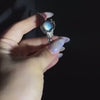 Labradorite Fidget Cuff Bracelet, Sterling Silver Crystal Bracelet, Relief Anxiety , Intuition & Grounding | Spiritual Gift for Her