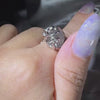 Labradorite Spinner Ring, Crystal Fidget Ring, Anxiety Relief Jewelry, Crystal Ball Ring, Butterfly & Flower Ring, Spiritual Gift for Her