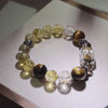 Tigers Eye Citrine Bracelet, Wealth and Protection Energy Jewelry, Boost Motivation and Confidence, Attract Prosperity, Spiritual Gift